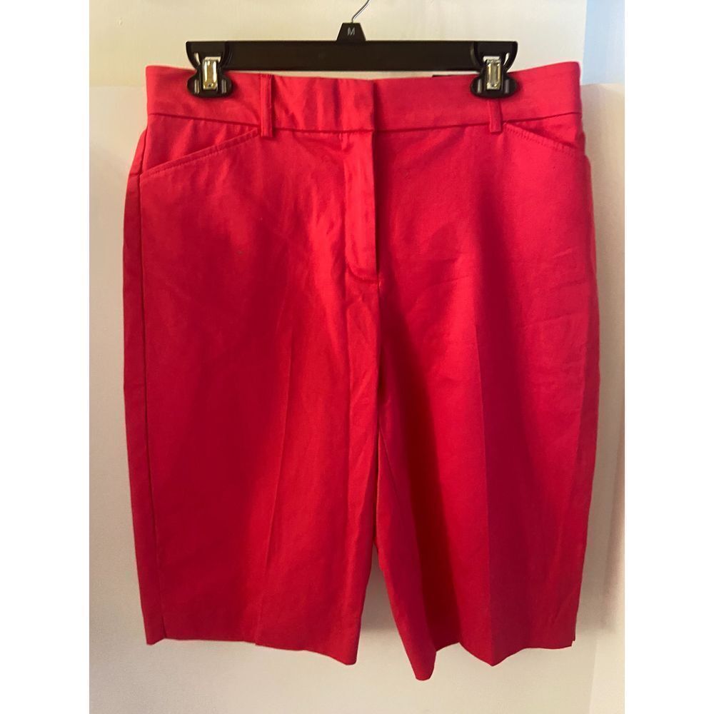Kim Rogers No Gap Bermuda Sits Waist shorts size‎ 10 M Austin Pink $38 NEW